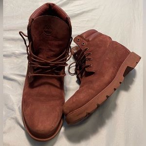 Maroon Timberlands